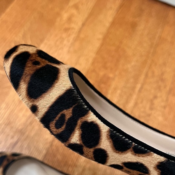 JCrew Collection Calf Hair Janey Ballet Flat in leopard, 5H - Picture 9 of 16
